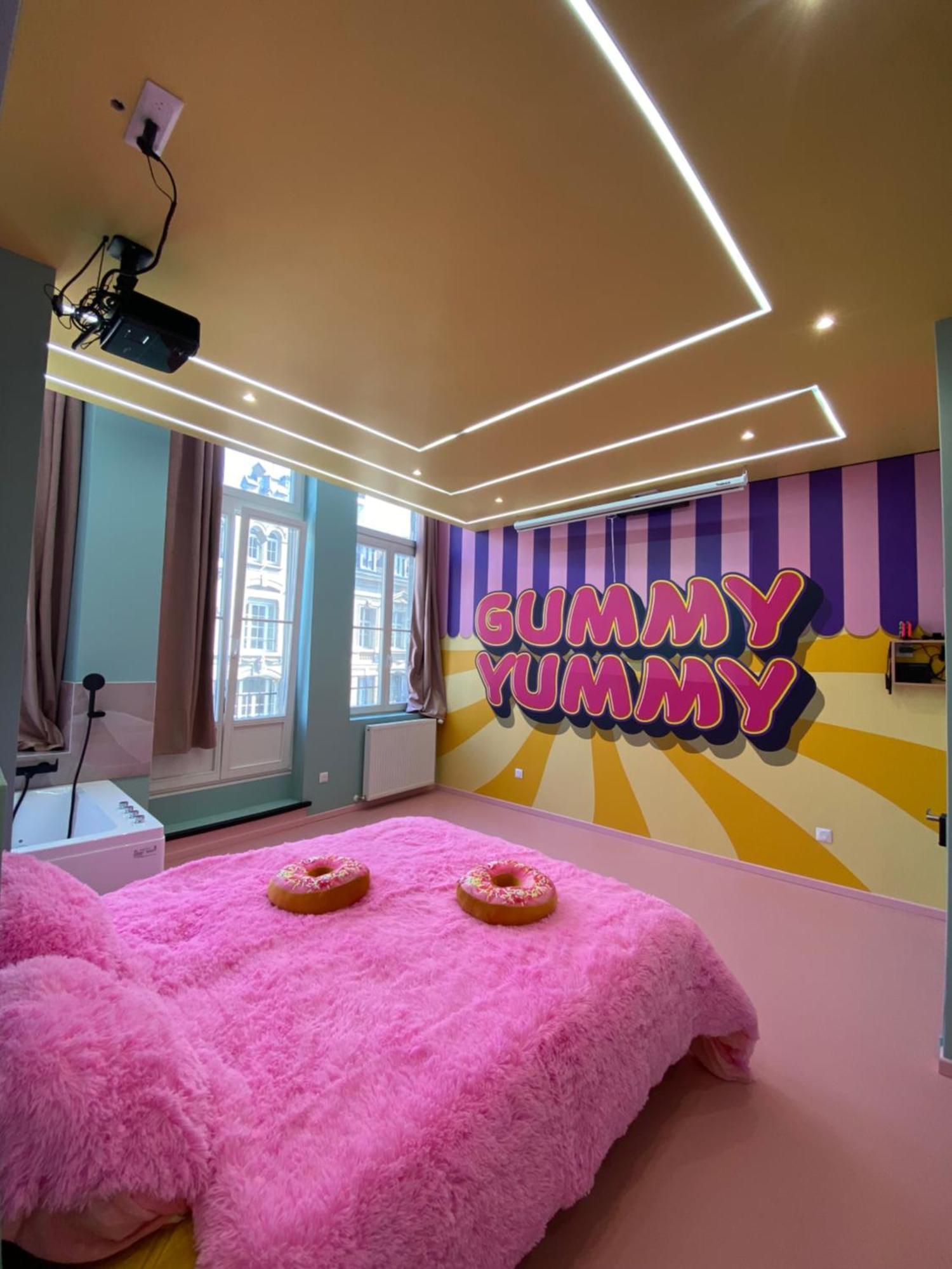 Capsule Bonbon - Balneo - Sauna - Billard - Nintendo Switch Дуэ Экстерьер фото